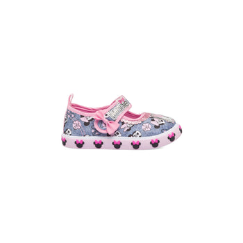 Sandali blu jeans e rosa da bambina con stampa Minnie, Scarpe Bambini, SKU p432000182, Immagine 0